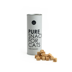 PURE Katzensnack Huhn – Dose mit gefriergetrockneten Hühner-Häppchen
