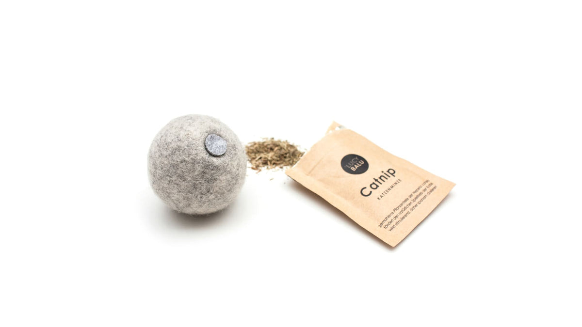 MINT BALL balle en feutre à la cataire