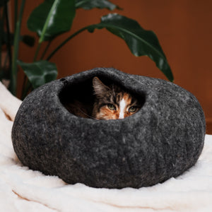 Tana per gatti in feltro, design