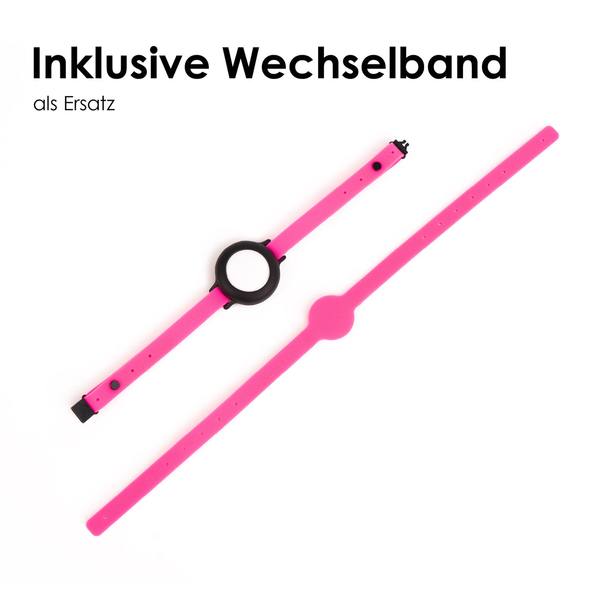 NEMO Halsband in Pink mit inklusive Wechselband als Ersatz