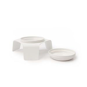 Set DELI in bianco: base con vaschetta e una seconda vaschetta separata