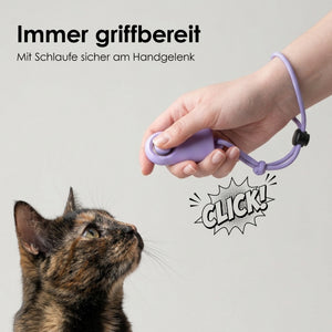 CLICKER Trainings-Klicker mit Schlaufe am Handgelenk – immer griffbereit