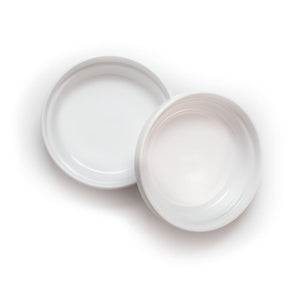 Bol en porcelaine BOWL en blanc – deux bols sur photo produit détourée.