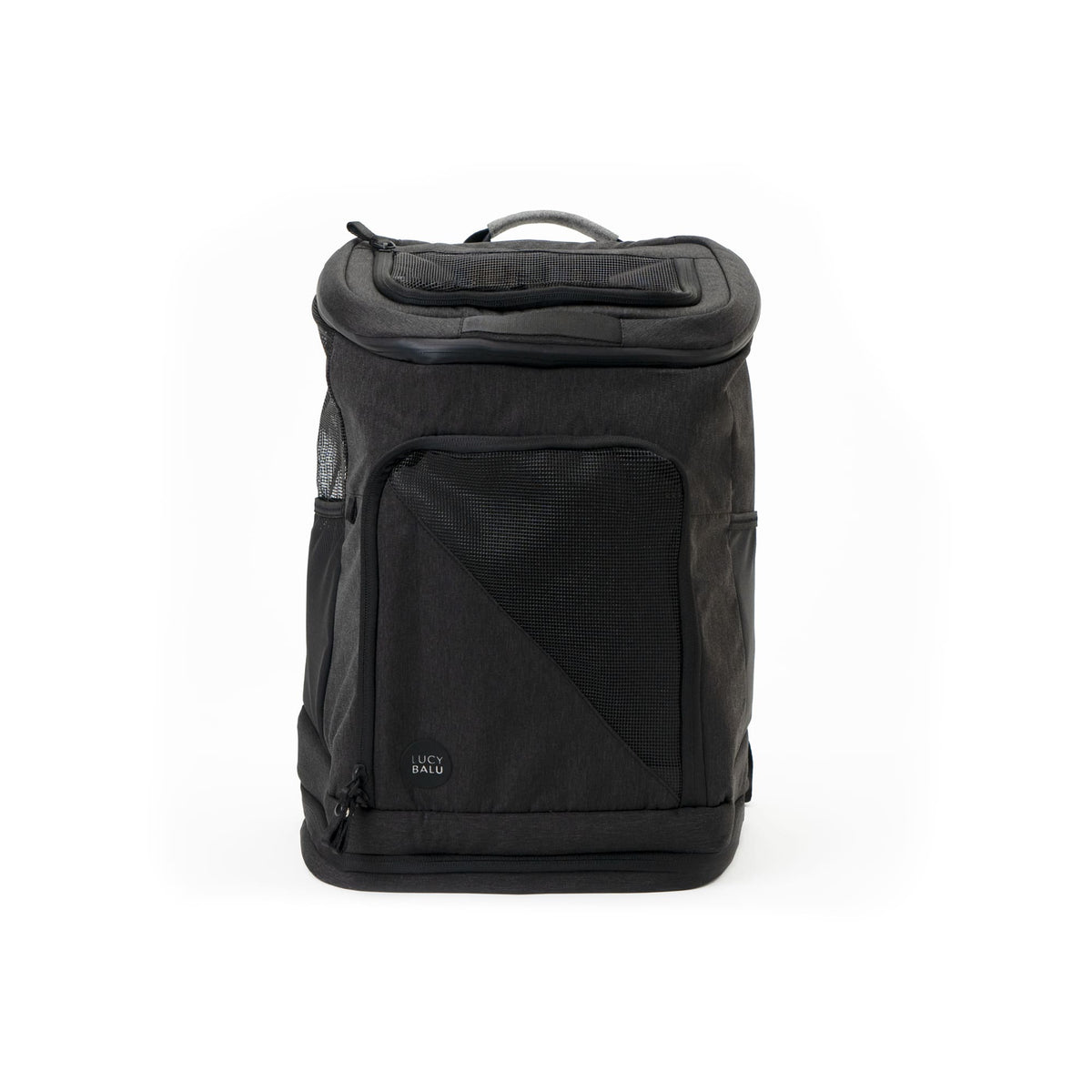 Sac à dos pour chat HOP-ON en anthracite, vue produit détourée