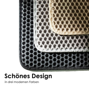 LOOMAT Streumatte: Schönes Design in drei modernen Farben – Anthrazit, Grau und Sand