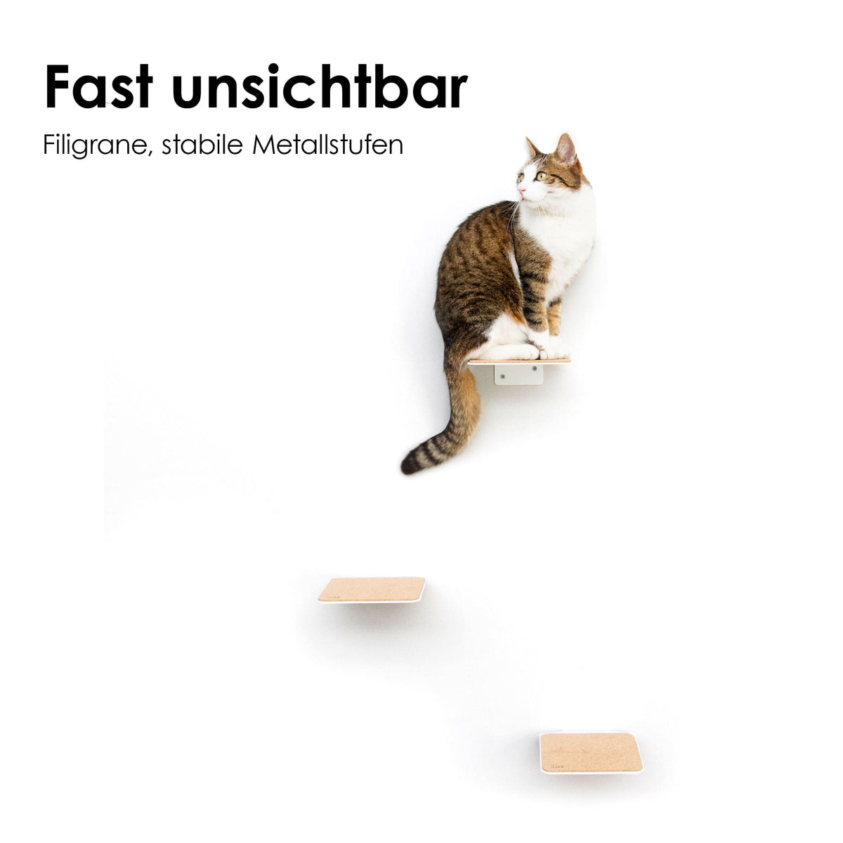 Katzenstufen für Katzentreppe Weiß