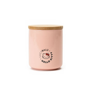 SNACK BAR Leckerlidose - Hello Kitty Edition in Rosé mit Bambusdeckel, Freisteller