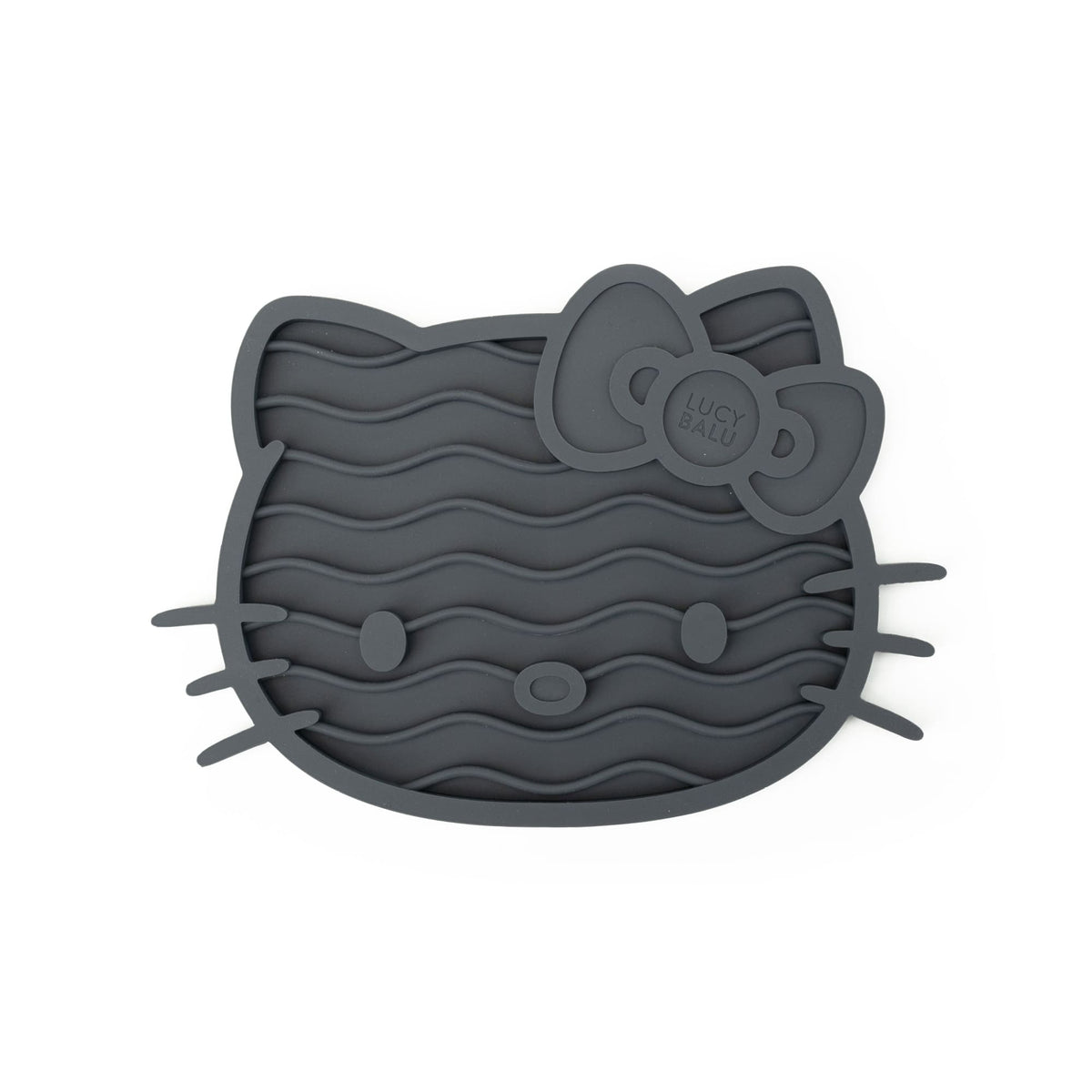 ZENCAT Schleckmatte - Hello Kitty Edition in Anthrazit mit LucyBalu Logo