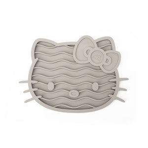 ZENCAT Schleckmatte - Hello Kitty Edition in Taupe mit LucyBalu Logo