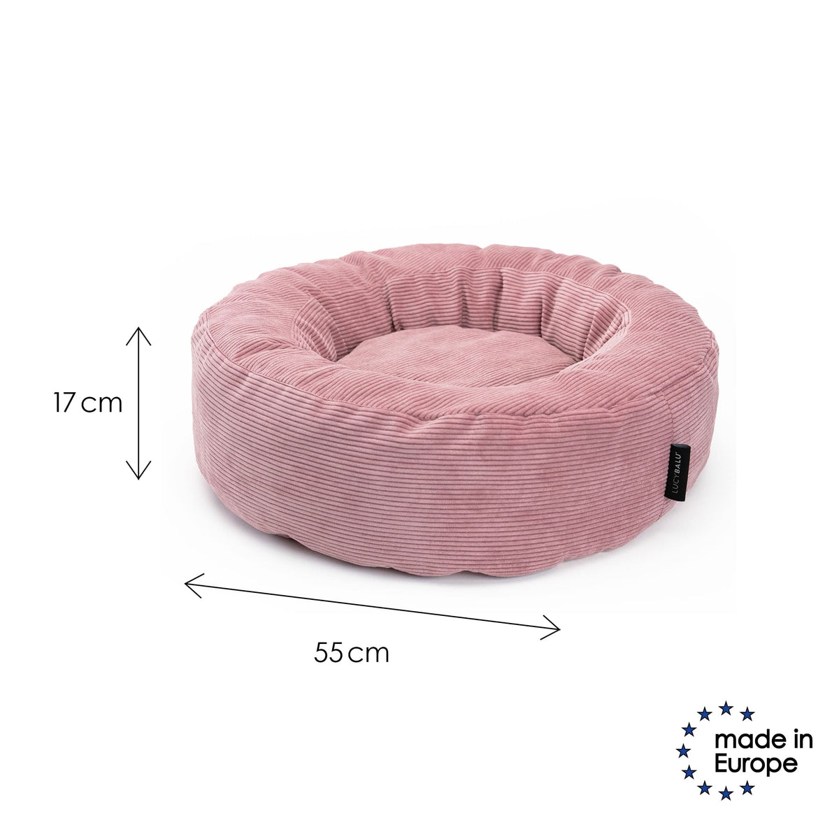 NEST Katzenbett Maße: Durchmesser 55 cm, Höhe 17 cm, Made in Europe