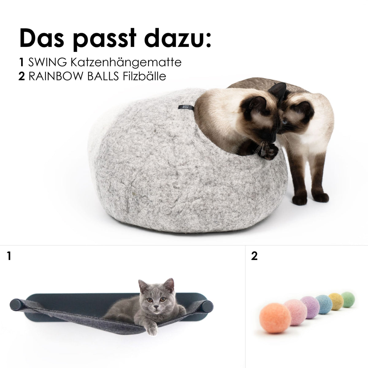 Prodotti abbinati alla tana per gatti in feltro
