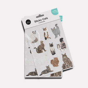Adesivi in feltro STICKY CATS con bellissimi motivi di gatti