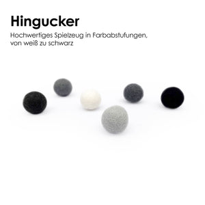 SHADES OF GREY Filzbälle – hochwertiges Katzenspielzeug in Farbabstufungen