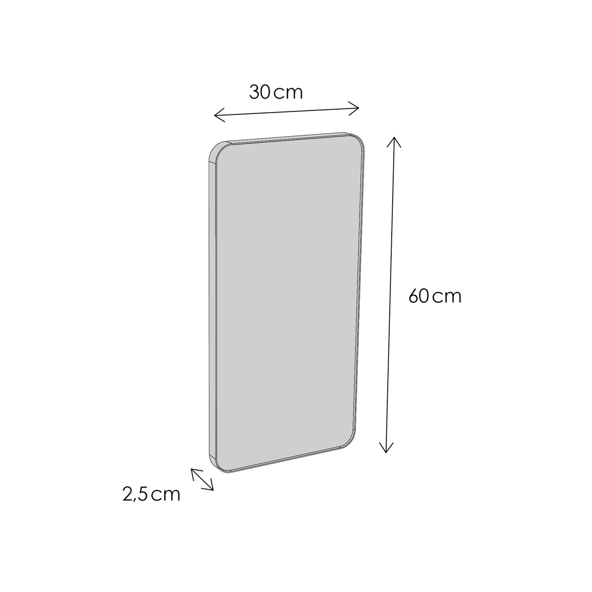 Dimensions de la planche à griffer SCRATCHPAD
